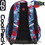 Cool Pack LED Светеща ученическа раница Spark L Spiderman Denim B45303